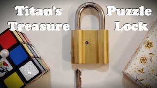 Titan's Treasure Puzzle Lock 