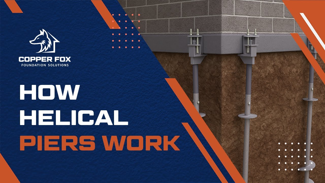 How Helical Piers Work - CopperFox Foundation Repair