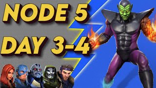 TOTAL DISASTER! Dark Dimension 6 Node 5  Day 3 & 4! MARVEL Strike Force
