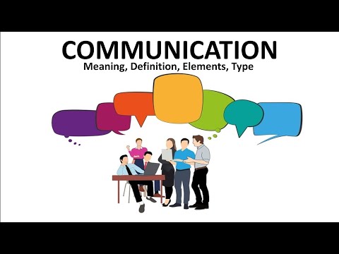 Vidéo: Communication : Concept, Définition, Types