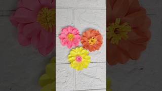 Paper Flower. #shorts #youtubeshorts #ytshorts #diy #flowers #papercraft #origami #homedecor #art