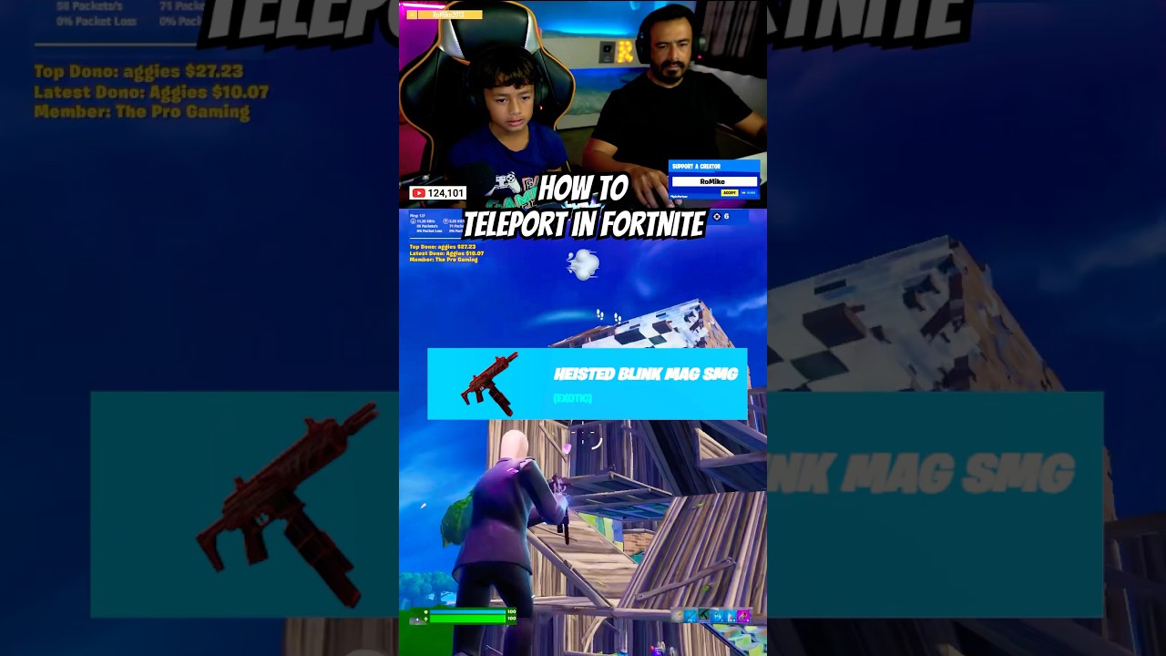 How to teleport in fortnite 💨 