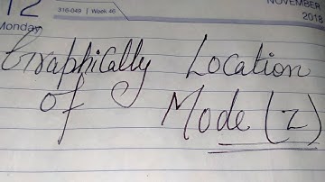 2.13 | Graphical location of Mode | mode with the help of histogram & histogram in continuous series