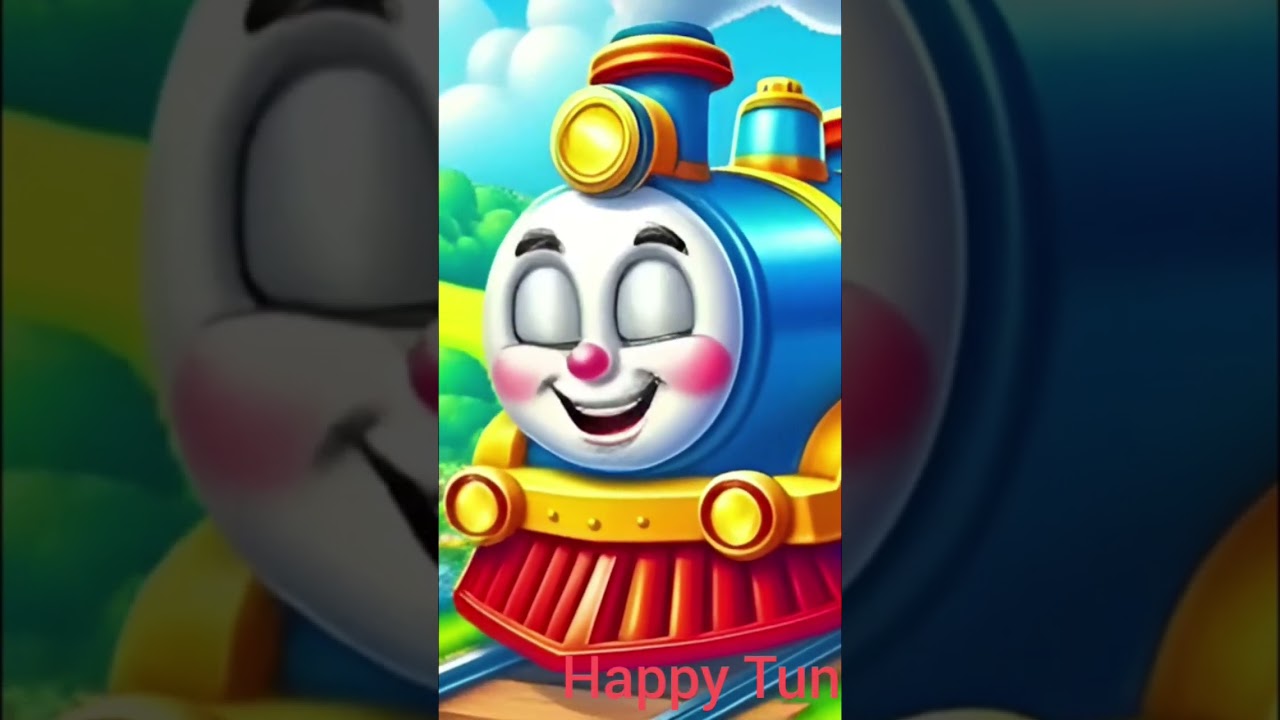 Rangili Train Chal Padi 🚆 | Hindi Kids Song | Train Cartoon                   