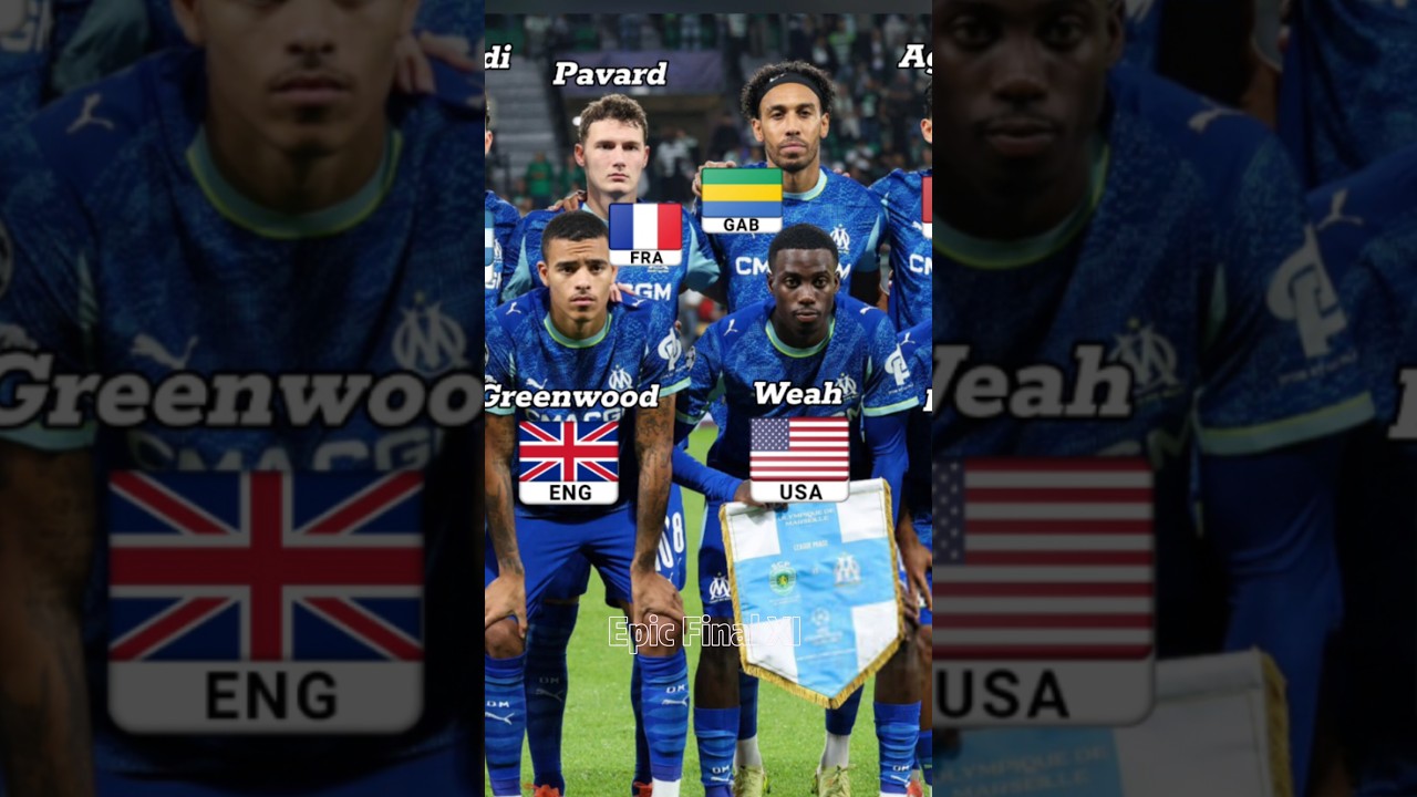 Marseille Squad vs Sporting CP (1-2) Champions League 25/26 🔥 Nations ❤️ 