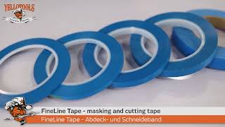 Yellotools FineLine Tape | car wrapping masking and cutting tapes