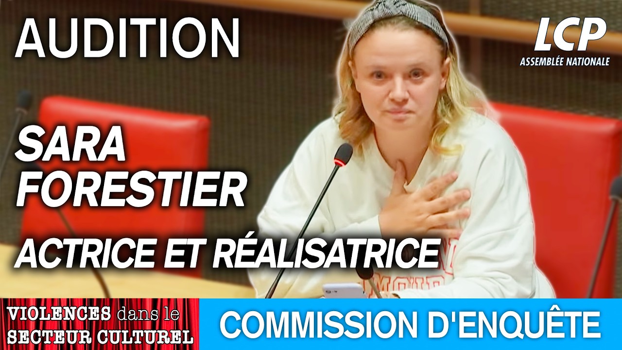Sara Forestier est auditionnée sur les violences dans le secteur culturel à l'Assemblée - 07/11/24