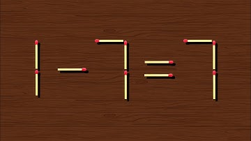 Move only 2 stick to make equation correct, Matchstick puzzle ✔