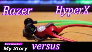 Razer Hammerhead Pro V2 vs HyperX Cloud Earbuds Gaming Headset bagus mana??