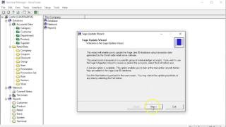 StoreTrader End of Day Report and Sage Update Wizard