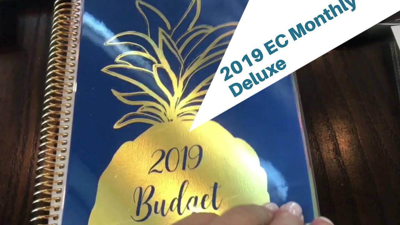 My 2019 Budget Planner EC Monthly Deluxe
