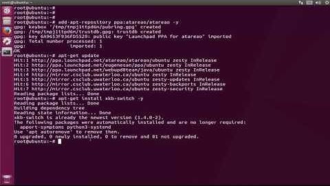 How To Install Xkb-Switch On ubuntu 17.04 zesty zapus