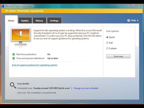 Microsoft Security Essentials for Windows 7VistaXP with new defintions after February 2025.