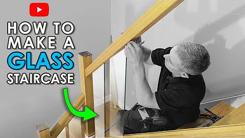 How to build a glass staircase | Staircase renovat...