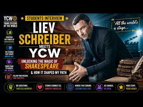 🎭 Liev Schreiber Meets YCW: Unlocking the Magic of Shakespeare & How It Shaped My Path 🎬✨