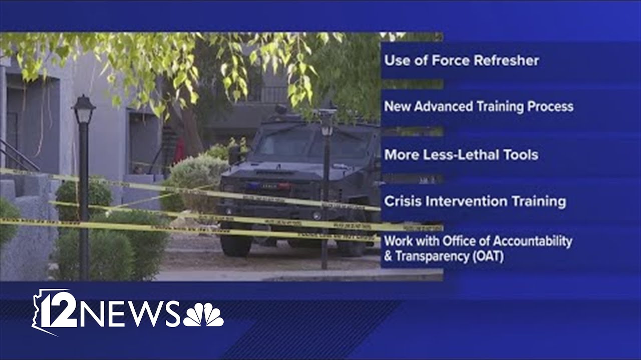 After 6 shootings involving officers in 6 weeks, Phoenix police chief says he's taking action