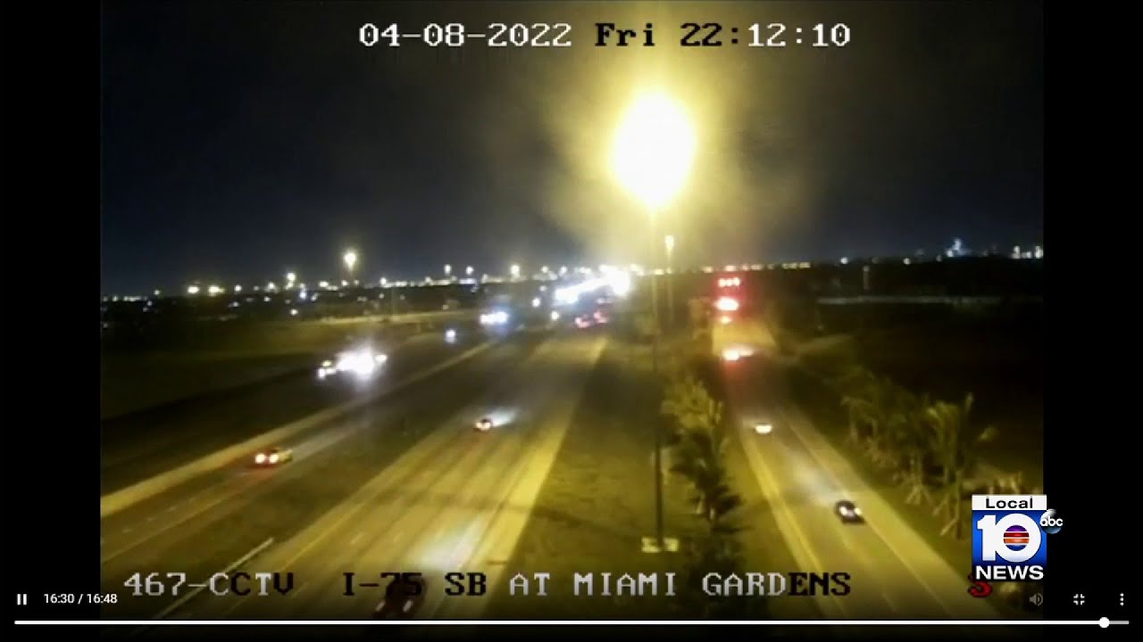 Man dies after a driver struck him on I-75 in Miami-Dade - YouTube