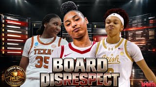 2027 Wnba Draft Board Disrespect Juju Hidalgo U0026 Early Snubs
