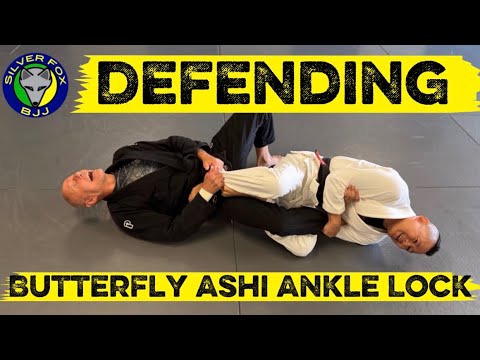 Butterfly Ashi Ankle Lock , Sliding Ashi Entry/Defense 🦊 S:8-Ep:33 👊 #rollwiththefox