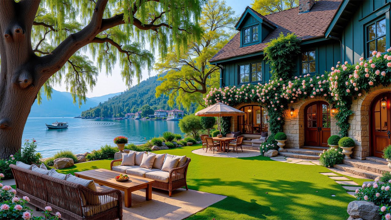 Quiet Spring Lakeside Jazz Ambience   Smooth Instrumentals to Unwind, Reset and Clear the Mind