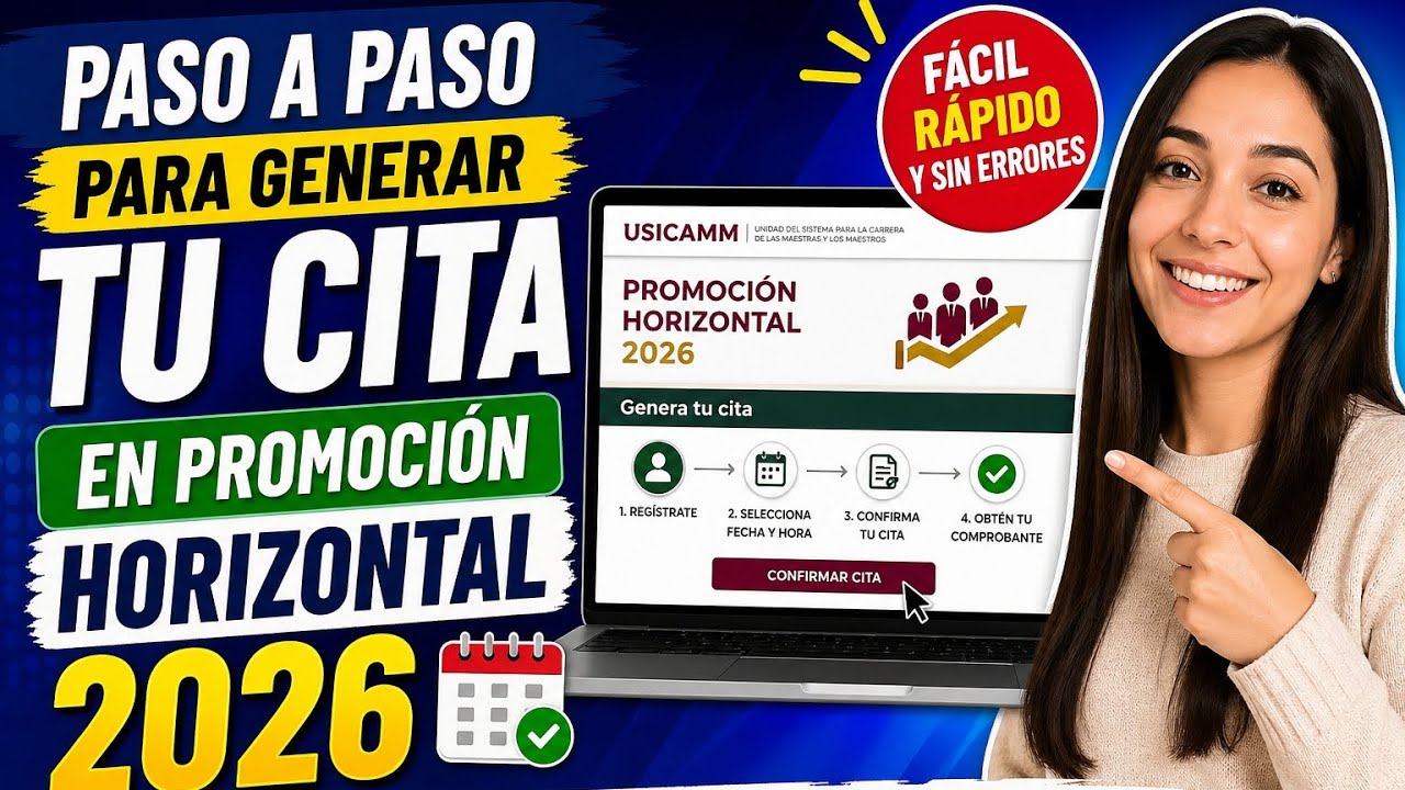 Promoción Horizontal 2026 | Cómo Generar tu Cita PASO A PASO | USICAMM ...