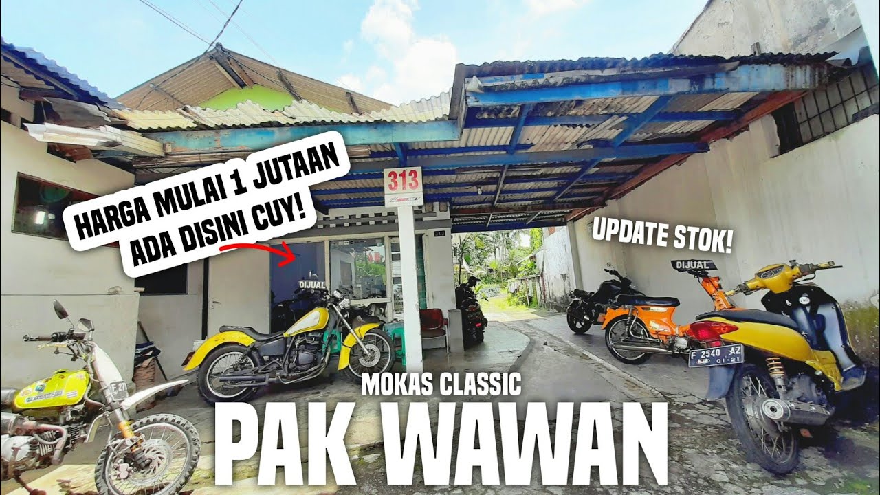 TERMURAH! CUMA 1 JUTAAN UPDATE STOK TERBARU MOTOR BEKAS KLASIK MURAH