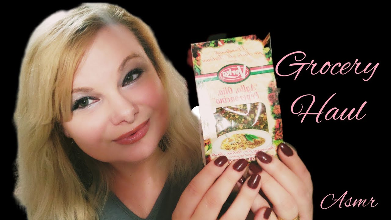 SOFT SPOKEN GROCERY HAUL (OVER EXPLAINING, CRINKLES, OLD SCHOOL ASMR!)