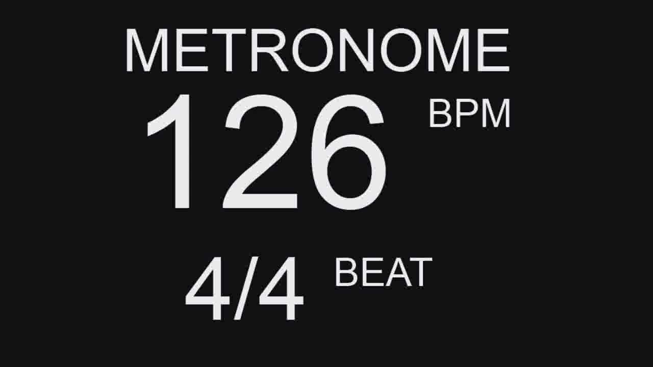 126 bpm metronome