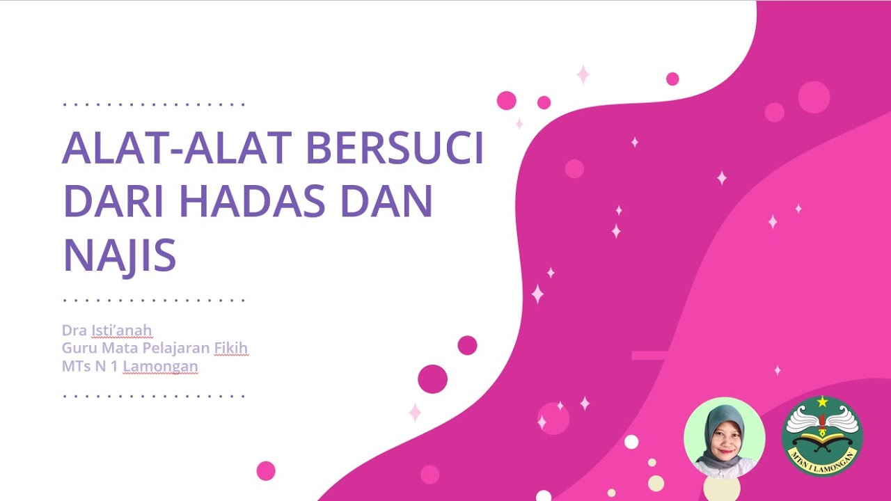 Benda yang dapat digunakan sebagai alat bersuci terbagi menjadi dua macam yaitu