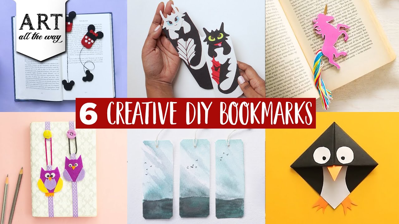 6 Creative DIY Bookmarks, Simple Bookmark Ideas