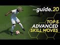 TOP 5 Advanced SKILL MOVES for FIFA 20! Elastico, McGeady Spin, Lateral Heel to Heel Tutorial