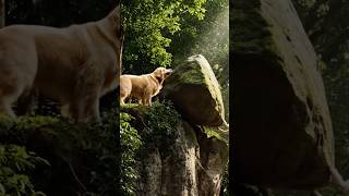 Den Retriever Heroically Saves Hunter In Life-Threatening Moment