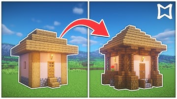 ► How To Transform A Small Farm Village House In Minecraft #1 | Survival Build