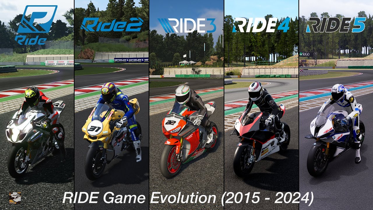 Evolution of RIDE Game [ 2015 - 2024 ] - YouTube
