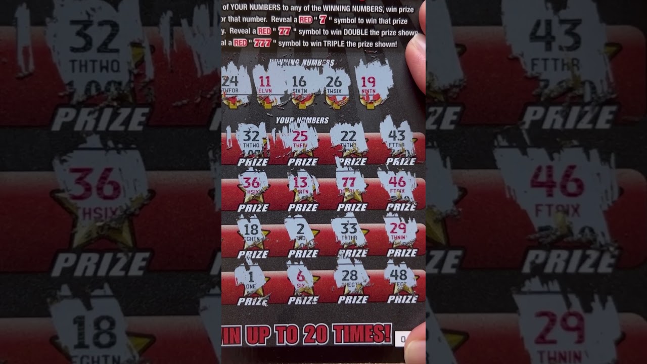 Triple Red 777’s Scratch-Off Tickets 