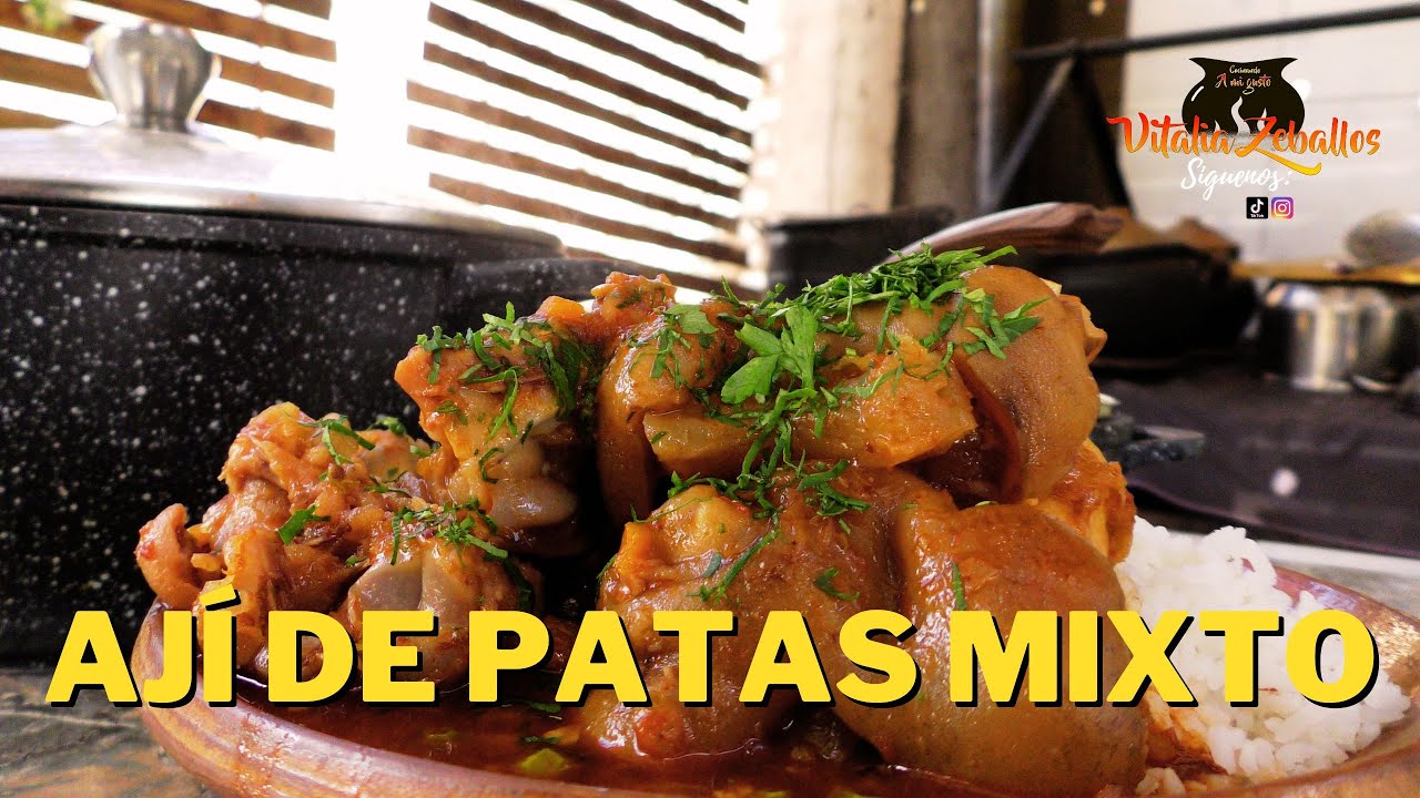 Ají de Patas Mixto (Pata de Vaca y Chancho) - A mi gusto✔