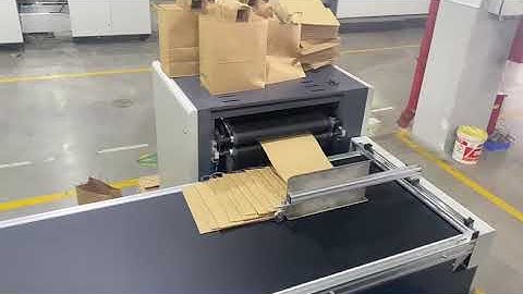 Twisted Handle Function Of Full Automatic Paper Bag Making Machine With Twisted&Flat Handle