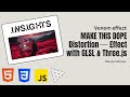 Interactive 3D Mouse Effect with Three.js | Raycaster, Shaders &amp; Distortion!