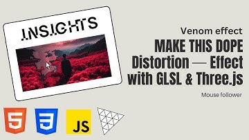 Interactive 3D Mouse Effect with Three.js | Raycaster, Shaders & Distortion!