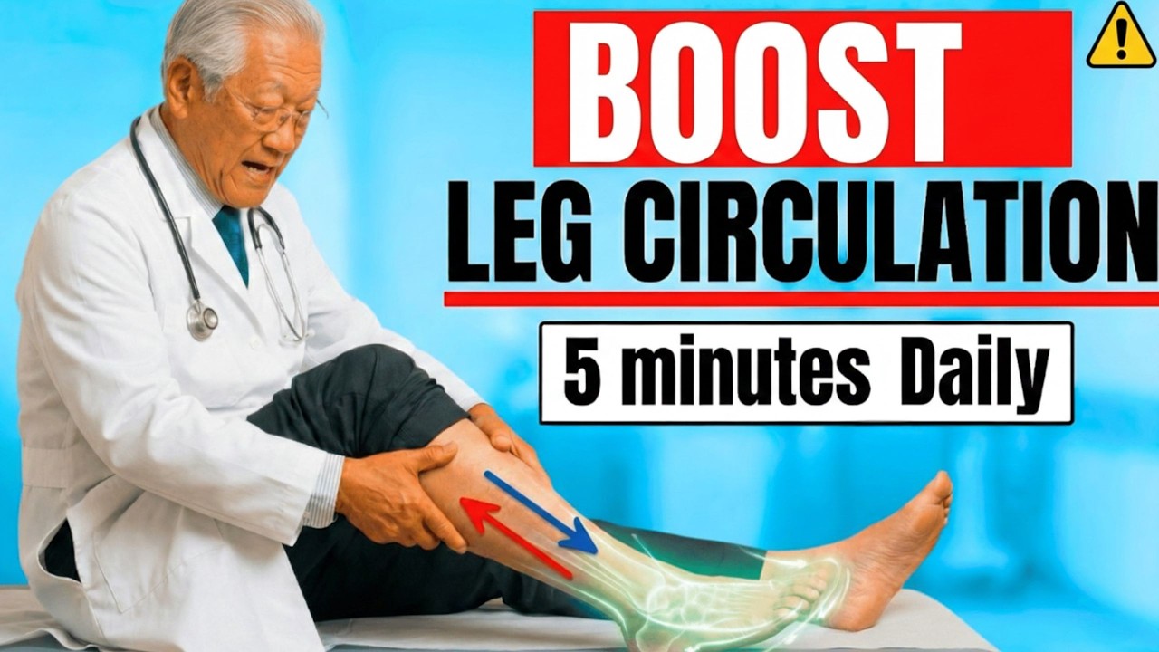 Japan's Oldest Doctor: How to INSTANTLY Improve Leg Circulation and Blood Flow After 60