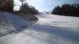 Chris Skiing Razor's Edge at Blue Mountain