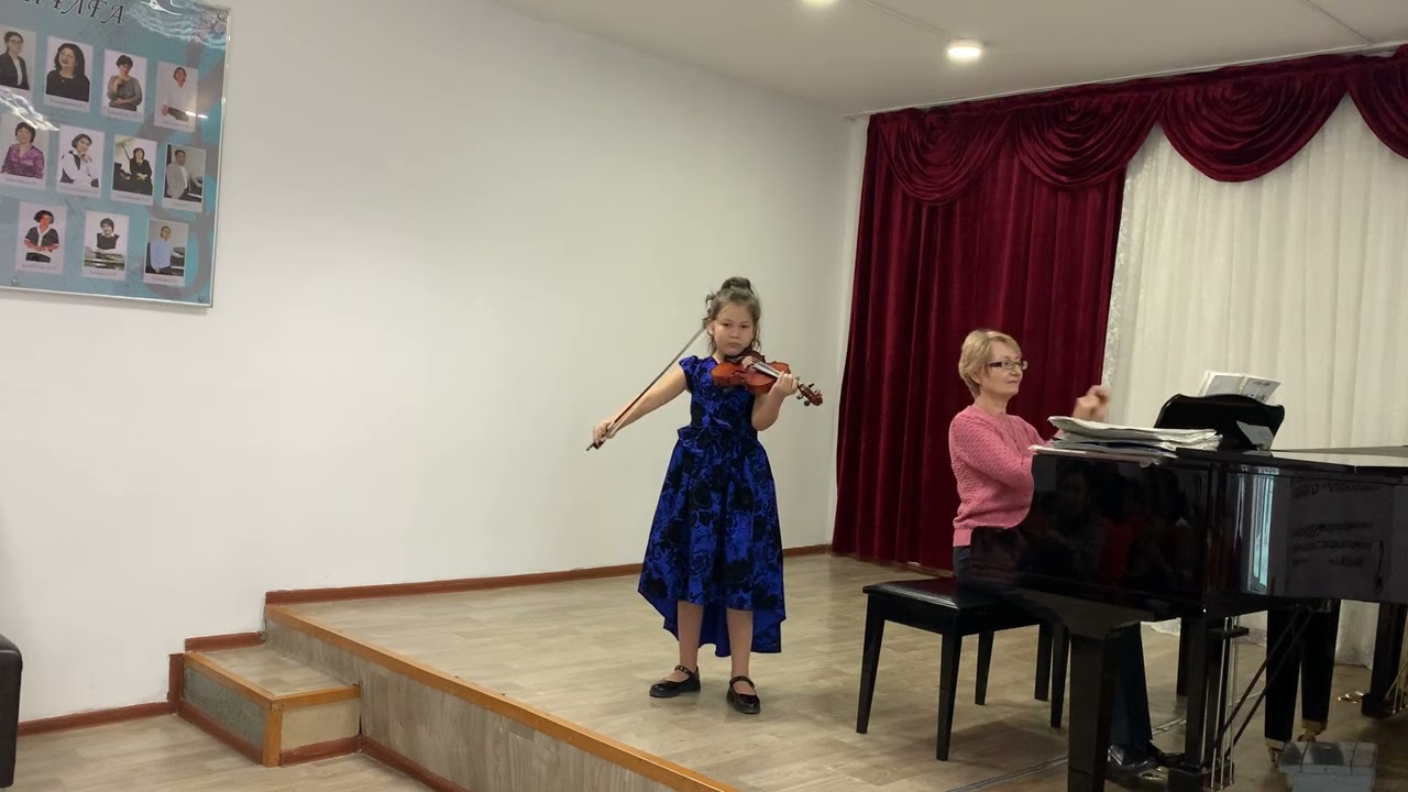 Базыл Мольдер , 9 лет, педагог Виктор Бардашов, концертмейстер Елена  Шалкова.
