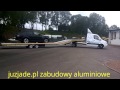 Naczepa aluminiowa juzjade.pl kategoria B E prawa jazdy