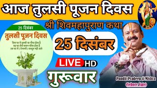 Download Lagu LIVE 🔴 25 दिसंबर तुलसी पूजन दिवस शिवमहापुराण कथा पंडित प्रदीप मिश्रा #pradeepmishra​​​​​ #live​​​​​ MP3