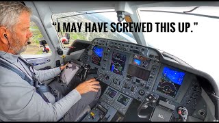 I may have screwed this up! Private Jet Flight