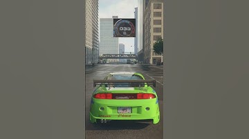 Hear the Epic Startup and 1st gear Full Send of the Mitsubishi Eclipse! #shorts #nfsunbound