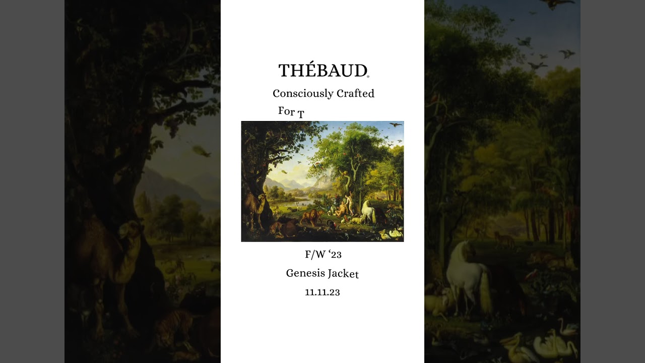 THÉBAUD F/W ‘23: ‘Genesis’ Jacket Release Date