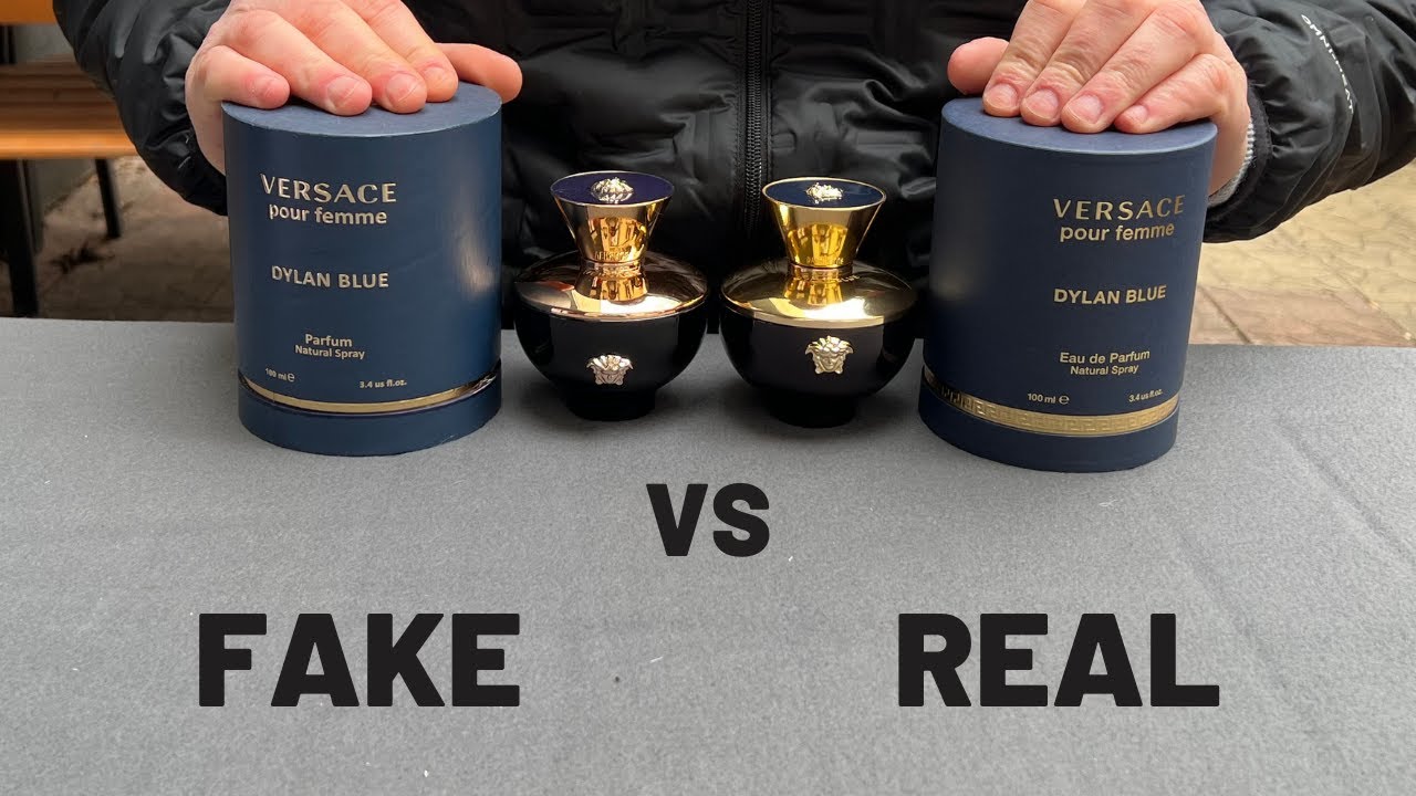 Fake vs Real Versace Dylan Blue Pour Femme Perfume EDP 100 ml 