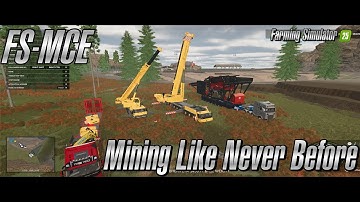 FS25 MCE | Assembling the Liebherr 1450 with the Liebherr 1050 for unload Sluicifer Gold Wash Plant