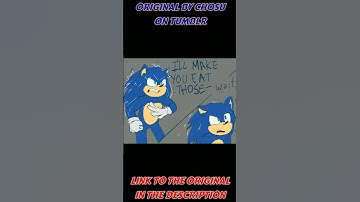 Sonic IS one of his biggest fans...